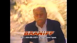 Braniff Inc Television Commercials featuring Wilford Brimley 1988 [upl. by Bezanson]