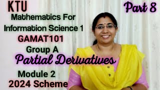 Partial Derivatives  Mathematics for Information Science1GAMAT101 GroupA Module 2 S1 2024Part8 [upl. by Sacul]