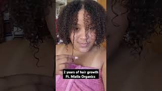 Mielle Organics hair growth journey 2 years growth 💓 haircare hairgrowth mielleorganics hair [upl. by Medwin]