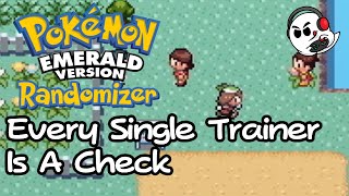 Every Single Trainer is a Check  Pokémon Emerald Item Rando Insane [upl. by Kendre]