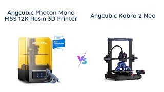 Anycubic Photon Mono M5s vs Kobra 2 Neo 🆚 3D Printer Comparison [upl. by Haem]