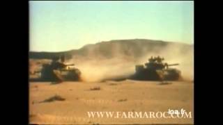 FARMAROC  T54 Marocains au Début de la Guerre au Sahara [upl. by Ronoh]