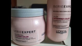 Resenha LOréal Professionnel Expert Vitamino Color AOX  Máscara Capilar loreal resenhaloreal [upl. by Peskoff4]