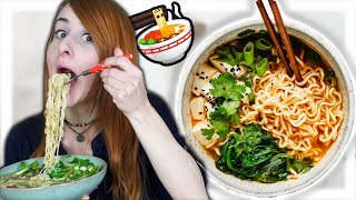 Japanische Ramen selber machen  Lecker und super einfach 🍜 [upl. by Nahtal]