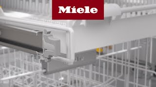 Lavevaisselle Miele  Comment replacer les freins de tiroirs à couverts [upl. by Kannav]