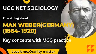 MAX WEBER  IMPORTANT KEY CONCEPTS  IDEAL TYPES  BUREAUCRACY UGC NET JRF  PGT DSSSB  MPPSC [upl. by Meras]