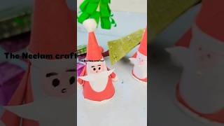 How to make paper santa claus 🎅🏻viralshort diy handmade christmas trending santa celebration [upl. by Ednil671]