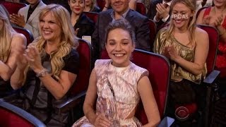 Maddie Ziegler  Peoples Choice Awards 2016 [upl. by Ettenad]