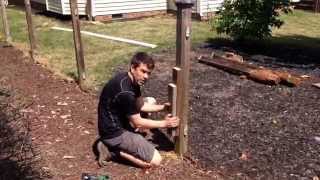 How to remove a fence post in under 5 minuteswithout digging [upl. by Reeva961]