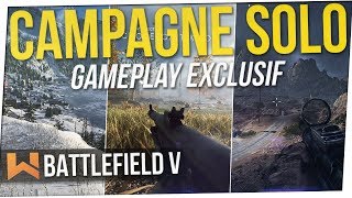 Battlefield 5  Jai testé le Solo  Gameplay Exclusif No Spoilers [upl. by Fablan]