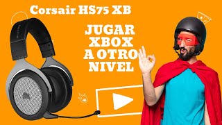 Corsair HS75 XB Auricular oficial XBOX  ¡MEJORA TU EXPERIENCIA DE JUEGO [upl. by Imuyam]