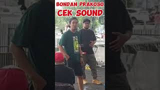 Bondan Prakoso cek sound [upl. by Herby]