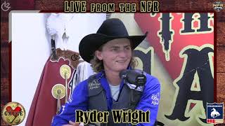 Ryder Wright  Live at the NFR Round 4  The Gauge [upl. by Giselle929]