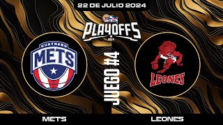 Mets de Guaynabo vs Leones de Ponce  Juego 4  BSN2024 [upl. by Nnaeel]