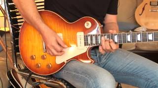 2011 Gibson Les Paul Custom Shop 56 Flametop P90 Pickups Part2 [upl. by Levi]