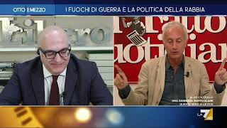 Guterres durissimo scontro tra Mario Sechi e Marco Travaglio [upl. by Gatian]