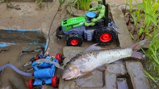 Catch fish using mini water pump motor  fishing in Nepal  fish videosunfarming7533 [upl. by Dami]