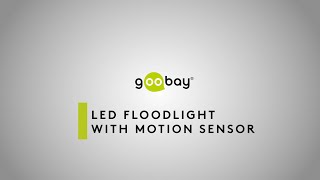 Goobay LED Floodlight with Motion Sensor [upl. by Shetrit]