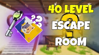 40 ESCAPE ROOM 🚪 FULL TUTORIAL 699032054160 [upl. by Airetnuhs630]