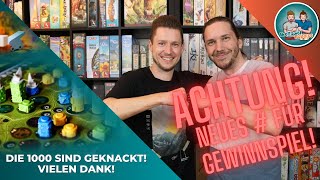 Brettspielouttakes Hier läuft es verdammt lustig schief  Gewinnspiel  1000 Abonnenten Special [upl. by Gaw]