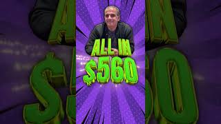 ALLIN and get the NUTS by the RIVER 3000 Pot  No Limit Texas Holdem Poker poker lasvegas [upl. by Cardon]