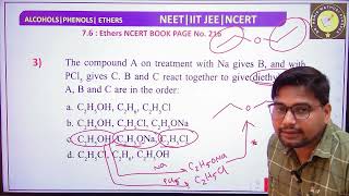 Q17NEET PYQs  Alcohols Phenols and Ethers NCERT Line by Line  Page217neet2025 class11 class12 [upl. by Gally418]