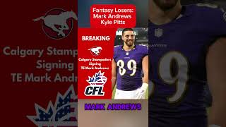 Mark Andrews and Kyle Pitts are dropable in fantasyfootball [upl. by Efal911]