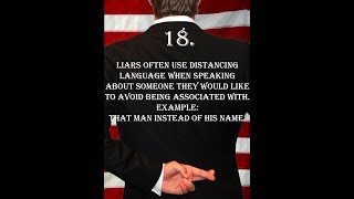 Deception Tip 18  Distancing Language  How To Read Body Language [upl. by Mueller]