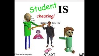 Baldi basics The Student is cheating to beat Baldi edition baldi basics mod [upl. by Aenal519]