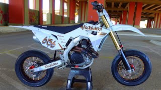 My New SUPERMOTO CRF450R [upl. by Badr632]