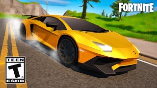 New Lamborghini Vehicle in Fortnite Update [upl. by Hadden]