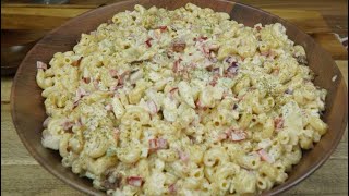 Delicious Macaroni Salad Recipe [upl. by Mor265]