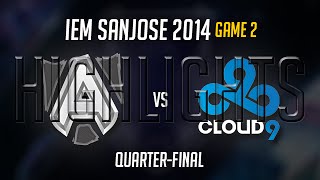 Alliance vs Cloud 9 Highlights Game 2  IEM San Jose 2014 SemiFinal  ALL vs C9 G2 [upl. by Hebbe]