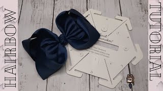 How to use the 3quot Ribbon Brilliant Bow Maker Snap Template to create perfect Twisted Boutique Bows [upl. by Leonore]