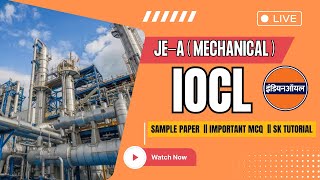 IOCL Recruitment  NonExecutive Post  Mechanical Engg MCQ Question  PYQ SKTUTORIALs [upl. by Lusty]