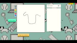 A sample game of online Pictionary [upl. by Ymar910]