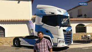 DAF XF Hydrogen WasserstoffLkw mit Verbrennungsmotor [upl. by Onoitna]