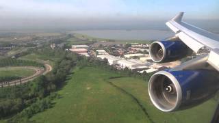 British Airways 747400  Chicago Ohare to London Heathrow landing [upl. by Edi608]