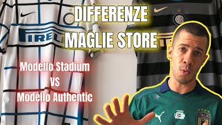 👕 DIFFERENZE MAGLIE STORE  modello Replica VS modello Authentic [upl. by Eiramnna]