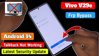 Vivo V29e Frp Bypass Latest Security Update Android 14  Vivo V29e Google Account Remove [upl. by Yup220]