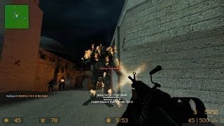 Counter Strike Source Zombie Horde Boss Fight on Dust 2 [upl. by Anella]