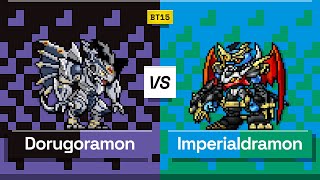 Digimon TCG Dorugoramon vs Imperialdramon BT15 Match [upl. by Akinom465]