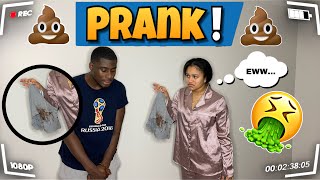 I POOPED MYSELF PRANK ON GIRLFRIEND HILARIOUS REACTION [upl. by Atimad]