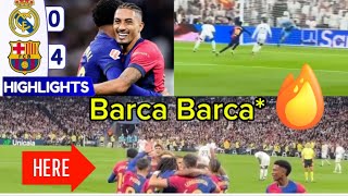 🚨 EL CLASICO 🚨 Real Madrid vs Barcelona  LALIGA All Goals Highlights 04 PART 2 [upl. by Etnaed]