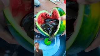 Fishing Trap Using WaterMelon fishing watermelon shortsfeed shorts [upl. by Ashlin523]