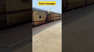 Train manager train indianrailways sorts ytshorts trendingshorts [upl. by Jessi874]