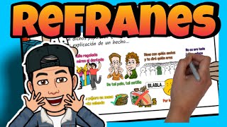 📚 Los REFRANES para NIÑOS de PRIMARIA con su SIGNIFICADO [upl. by Whalen]