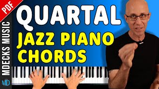 Easy Jazz Piano Exercise To Master Quartal Voicings Works for All Levels jazzpiano [upl. by Cornish]