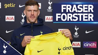 Fraser Forsters exclusive first interview at Tottenham Hotspur [upl. by Ahseirej]