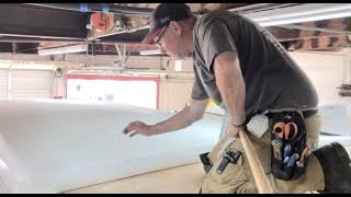 Secrets to Perfectly Gluing RV Roof Membrane [upl. by Merlina]